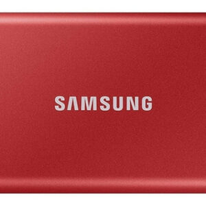 Disco Sólido Ssd Externo Samsung Portable Ssd T7 Mu-pc1t0 1tb Rojo