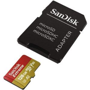 Memoria Micro Sd 128gb Sandisk Quickflow 4k Uhd 190mb/s Dron