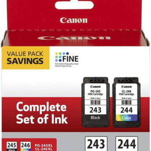 Canon Pg-243/cl-244 Juego Cartuchos De Tinta Negra Y Color
