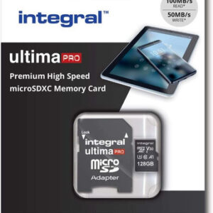Tarjeta Memoria Micro Sd 128gb Integral Ultima Pro C10 U3 4k