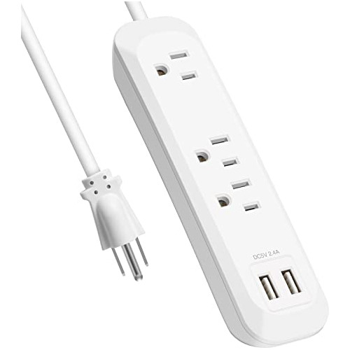Regleta Gerass Con Protector De Sobretensión Con Usb