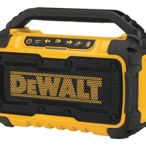 Parlante Dewalt Dcr010 Portátil Con Bluetooth Negra Y Amarilla 120v