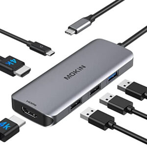 Adaptador Usb C A Dual Hdmi, Mokin Hub Dual Hdmi Windows, 3