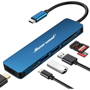 Adaptador Hub Con Usb C 7 Puertos, Hdmi Hiearcool
