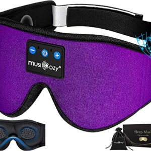 Auriculares Bluetooth Para Dormir Con Máscara 3d Musicozy