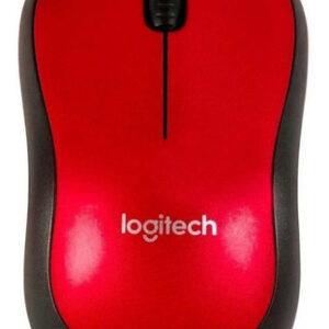 Mouse Inalámbrico Logitech  M185 Rojo
