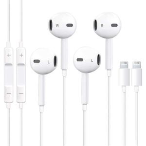 Paquete De Audífonos Para iPhone Conector Lightning Eashion