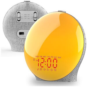 Reloj Despertador Jall Con Luz De Amanecer Led