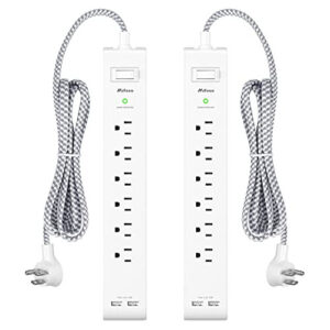 Paquete De 2 Regletas Protectoras De Sobretensión Mifaso