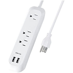 Regleta De Enchufes Con Protección Contra Sobretensiones Kf