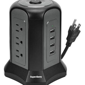 Regleta Protectora Estación Carga Escritorio Superdanny