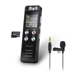 Grabadora De Voz Digital Tctec De 96gb 7000 Horas