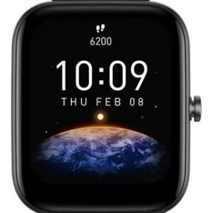 Smartwatch Amazfit Bip 3 Pro 1.69  Caja De  Plástico  Negra, Malla  Black De  Silicona