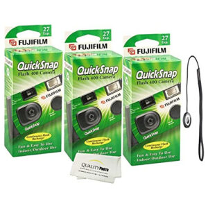 Cámara Desechable Fujifilm Flash 400 Paño De Microfibra