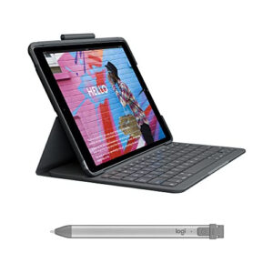 Funda Teclado Logitech Para iPad Con Lápiz Digital Graphite