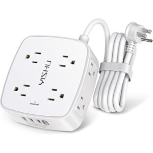 Regleta Protectora De Sobretensión 6 Pies - 8 Tomas - Yishu