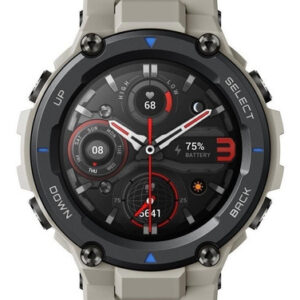 Smartwatch Amazfit Sport T-rex Pro 1.3  Caja 47.7mm De  Policarbonato  Desert Grey, Malla  Desert Grey De  Silicona A2013