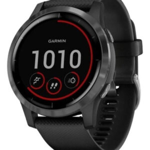 Smartwatch Garmin Vívoactive Vívoactive 4 Sport 1.3  Caja 45mm De  Polímero Reforzado Con Fibra  Black, Malla  Black De  Silicona Y Bisel  Slate De  Acero Inoxidable