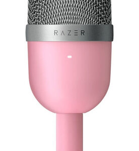 Micrófono Razer Seiren Seiren Mini Condensador Supercardioide Color Rosa Cuarzo