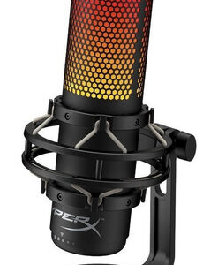 Micrófono Hyperx Quadcast S Condensador Omnidireccional Color Black