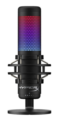 Micrófono Hyperx Quadcast S Condensador Omnidireccional Color Black - Imagen 6