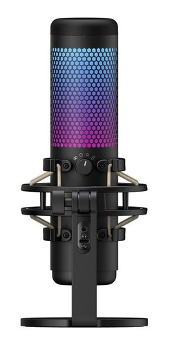 Micrófono Hyperx Quadcast S Condensador Omnidireccional Color Black - Imagen 9