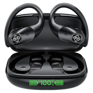 Audiófonos Inalámbricos Rizizi A12 96h Reproducción Negro