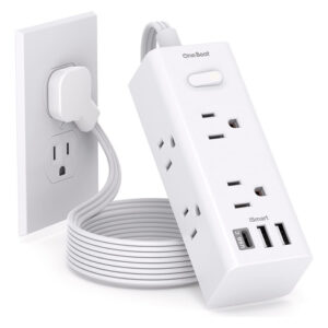 Regleta De 6 Enchufes Con Usb One Beat Con Protección