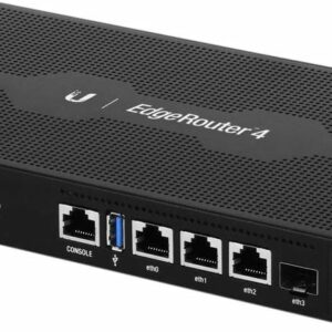 Router Ubiquiti Edgerouter Er-4 Negro 100v/240v