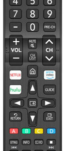 Control Remoto Universal Dr.sept Negro Para Smart Tv, Hdtv