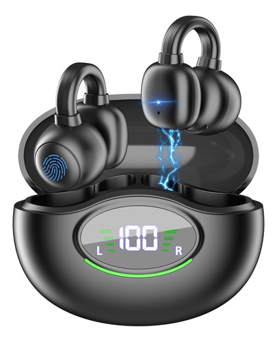 Wisezone Ear Clip Earbuds Bluetooth 5.3 Wireless Headphones