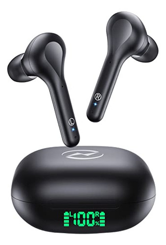 Wireless Earbuds Noise Cancelling 4 Mic Clear Call Bluetoot