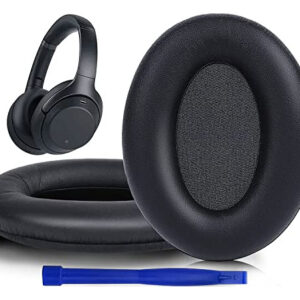 Earpads SOULWIT para Sony WH-1000XM3 - Almohadillas Negras,