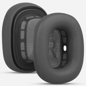 Almohadillas Negras de Cuero para Apple AirPods Max - Cance