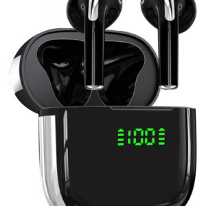 Auriculares Bluetooth Ear buds 72Hrs Negros, IPX7, Estéreo