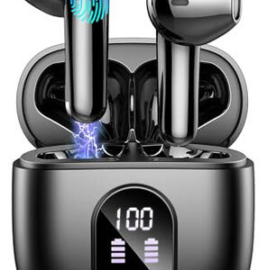 Auriculares Bluetooth 5.3 Inalámbricos, Base Estéreo, IP7