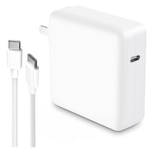Cargador MacBook Pro 61W/67W, Adaptador USB C para MacBook