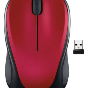 Ratón Inalámbrico Logitech M317 Rojo, USB 2.4GHz - Mac/PC