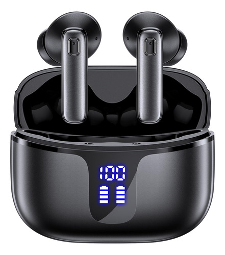 Auriculares Inalámbricos Bluetooth 5.3 68H IPX7 Negro con