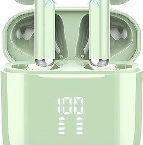 Auriculares Inalámbricos OYIB Verde, Bluetooth 5.3 con 4 M