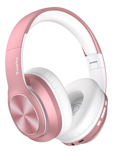 Auriculares Inalámbricos TuneFlux Bluetooth 5.3, Oro Rosa,