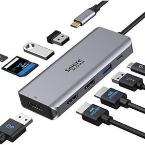 Estacion De Acoplamiento Usb C Adaptador De Monitor Dual
