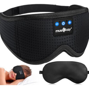 MUSICOZY Máscara Ojos 3D Inalámbrica Auriculares Dormir N
