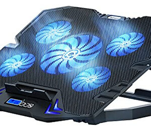 TopMate C5 Enfriador Laptop Gaming 12-15.6" | 5 Ventiladore