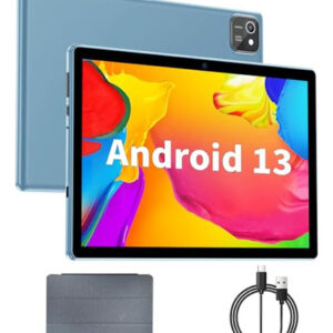 Tableta 10" Android 13 Azul, 4GB RAM, 64GB ROM, Pantalla HD