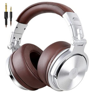 Auriculares Over Ear con Mic, Sonido Estéreo Premium Plata