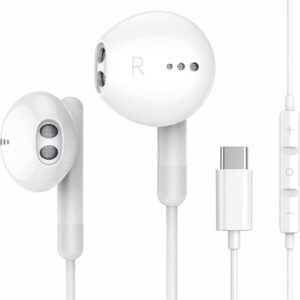 Auriculares USB C con Micrófono para iPhone 15 y iPad Pro