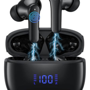 Auriculares Inalámbricos Bluetooth 5.3, Estuche Carga LED,