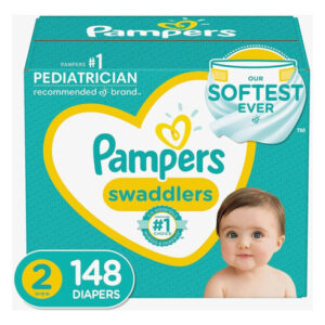 Pañales Pampers Swaddlers  ,  Etapa 2, 148  Pañales Género Sin Género Talla 2