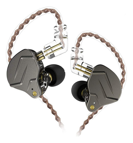 Auriculares Erjigo KZ ZSN Pro Híbridos Gris - Cable Desmon